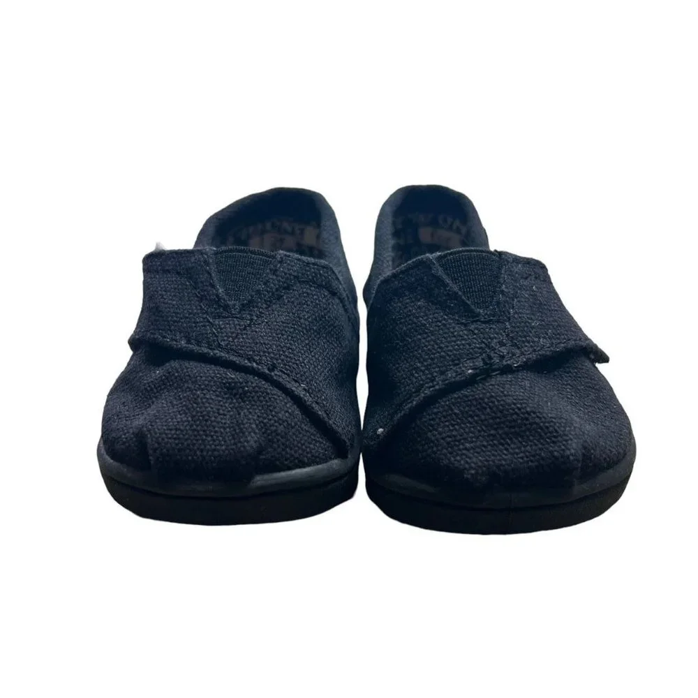 Toms T3 Black Toddler Shoes